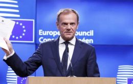 Tusk spoke of a “special place in hell” for “those who promoted Brexit without even a sketch of a plan of how to carry it out safely”