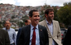 The National Assembly leader has been recognized by more than 40 countries since declaring himself interim president on Jan. 23 in defiance of President Maduro