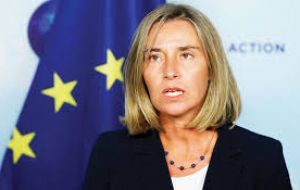 Federica Mogherini, in charge of EU's foreign affairs 