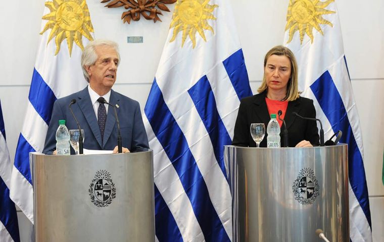 “It is essential to avoid internal violence and external intervention” through “free and transparent” elections, said Mogherini