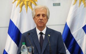 Uruguayan president Tabare Vazquez and host of the meeting said “the biggest dilemma facing Venezuela is between peace and war”