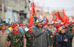 Maduro's faith in his own military may continue to wane, but at least for now he has the support of his armed forces, which has really kept him in power.