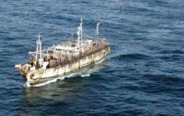 The sixty-four crew members who were rescued are due to arrive in Montevideo on the Jung Ron’s sister vessel Lian Rong on 15 February. (Referencial image)