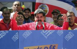 ”My patience is exhausted, I cannot continue to endure (...) that the territory of Colombia is being lent for an aggression against Venezuela,” Maduro announced at an official ceremony