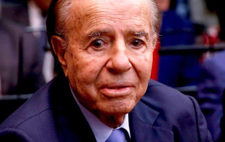 “In life you have to know how to tolerate, wait and forgive,” said Menem after his acquittal.