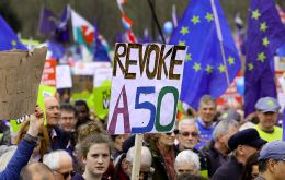 The signatures call for the revocation of the Article 50 letter informing the European Council of the UK’s intention to leave