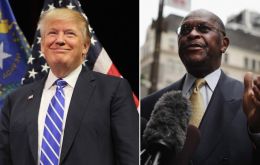 Herman Cain, the former pizza chain executive quit the White House race in 2012 amid allegations of sexual misconduct, which he denied