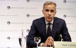Carney, in Washington for the IMF and World Bank spring meetings, welcomed the reduced risk of a chaotic no-deal Brexit
