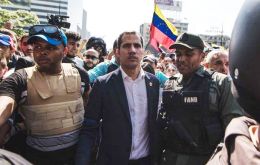 Guaido claimed the move was the “beginning of the end” of Maduro's regime, and there was “no turning back”.