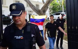 Spain's government has confirmed that Lopez is in the Spanish Embassy in Caracas.