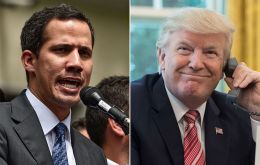 “I think President [Donald] Trump's position is very firm, which we appreciate, as does the entire world,” Juan Guaidó told the BBC