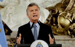 President Mauricio Macri has called for a 10 points great national agreement to secure the country’s stability