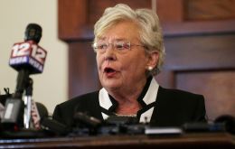 Governor Kay Ivey, a Republican, signed the measure a day after the Republican-controlled state Senate approved the ban and rejected a Democratic amendment