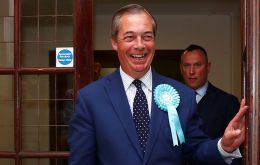 “It looks like it's going to be a big win for the Brexit Party,” Farage told reporters as he arrived in Southampton for a vote count for the South East region