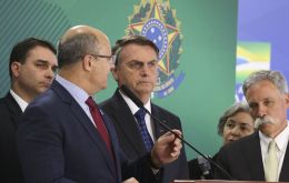 Bolsonaro made the announcement at a news conference alongside Rio de Janeiro state Gov. Wilson Witzel and F1 CEO Chase Carey