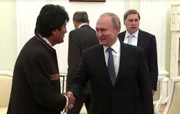 Morales declared himself “very much an admirer” of Putin.