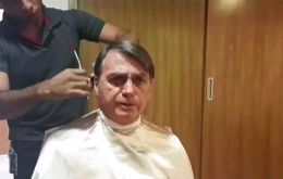 Bolsonaro is a notorious skeptic of climate change and his haircut was broadcast.
