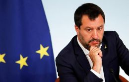  Under Salvini's hard-line stance as interior minister, the populist government clashed with most of its EU partners when it closed Italian ports to refugees.