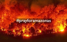 #PrayforAmazonas is the top trending hashtag in the world on Wednesday, with more than 249,000 tweets. 