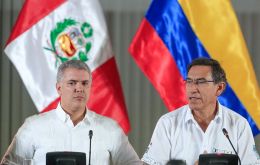 Peru president Martin Vizcarra and Colombia's Ivan Duque called for an urgent meeting on Sep 6 in Colombia to “join forces” in protecting the rainforest