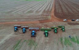 Agribusiness consultancy expects Brazil’s planted soy area to expand 1.1% to 36.3 million hectares, below the average annual growth of 5.2% over the past decade.<br />

