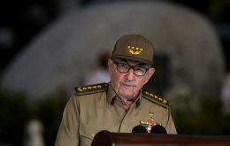 The sanctions mean that the former president - brother of late revolutionary leader Fidel Castro - will be ineligible for travel to the United States