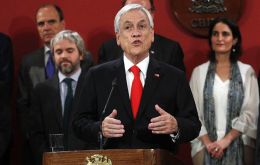“Chile has changed and the government too has to change to confront these new challenges in these new times,” said Piñera