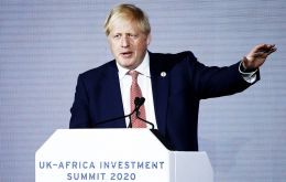 Opening the first UK-Africa Investment Summit in London, Johnson made a clear pitch for business less than two weeks before Britain leaves the European Union.