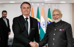 Bolsonaro will be on a state visit to India during January 24-27, accompanied by eight Ministers, four members of Parliament and a large business delegation