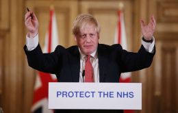 “I have today left hospital after a week in which the NHS has saved my life, no question,” Johnson said in a five-minute video message posted on 