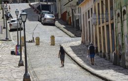 Tuesday's lockdown measure covers Sao Luis and parts of three other municipalities with a total population of around 1.3 million people in Maranhao. DOUGLAS JUNIOR/AP