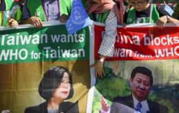 Taiwan is excluded from the WHO due to the objections of China, which views the island as one of its provinces