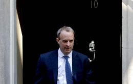 Foreign Secretary Raab, who accused China of “gross” human rights violations, will announce the suspension of the treaty in parliament, the Times said