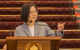 President Tsai Ing-wen announced that government would from Jan 1 allow in US pork containing ractopamine, an additive that enhances leanness