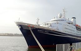 All ships are in Tilbury and can be inspected by arrangement, with the exception of the Marco Polo, which is tied up in Avonmouth and can also be inspected. 