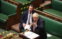 “We reserve the right to deploy greater firepower, with significantly greater restrictions,” PM Johnson told parliament following emergency meetings