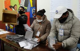 Voting during the day appeared to go smoothly, but five hours after polls began to close, Bolivians were still guessing about where the election was headed.