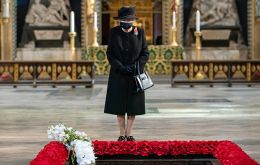 <br />
At the heart of the ceremony, as ever, was the Cenotaph, unveiled a century ago by George V, overlooked on Sunday by the Queen on a Foreign Office balcony.<br />
