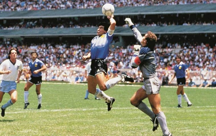 On his 1986 World Cup goal against England: “It was scored a little bit with the head of Diego and a little with the hand of God.”