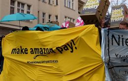 The “Make Amazon Pay” campaign addressed to Jeff Bezos, was launched on Nov. 27, annual Black Friday shopping bonanza, by a coalition of over 50 organizations