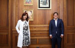 Cristina Fernandez met in Buenos Aires with Ecuadorian citizen Andrés Arauz, who is running instead of former populist president Rafael Correa, indicted on several corruption charges