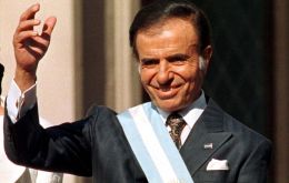 Menem was president of Argentina from 1989 to 1999; in 2003, despite winning the first round, he declined to continue  in view of a looming defeat in the runoff.