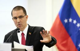 Venezuelan foreign minister Jorge Arreaza said in a statement posted on Twitter that the sanctions were based on “false arguments about honorable citizens”
