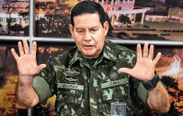 “The Armed Forces will always side with legality,” said VP Mourao (Pic Veja)