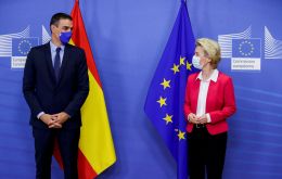 Sánchez asked Von der Leyen for “a concrete proposal” on sustainable development which seems to be one of the biggest objections to the accord with Mercosur