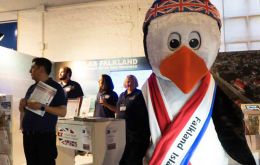 Argentina has complained in past shows about the presence of a Falkland Islands stand in the show despite the fact it is normally in the British Pavilion.