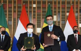 Acevedo held a working meeting with his Brazilian counterpart Carlos Alberto Franco França,