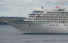 The Crystal Symphony has called quite often in the Falklands, Montevideo and Buenos Aires 