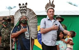 The President has been in favor of economic exploitation of native Brazilian community lands