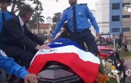 The victim was buried in Brazil